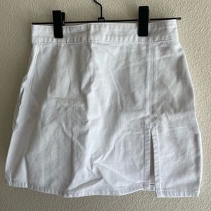 White Lioness Skirt w Slit